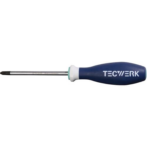 TECWERK Schraubendreher Gr.PH 2 Klingen-L.100mm 3K-Griff Rundkl.TECWERK