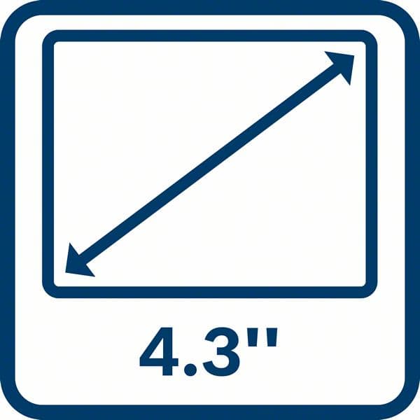 BOSCH Inspektionskamera GIC 12V-4-23 C, 4 x 1.5 V-LR6-Batterie , Akku-Adapter