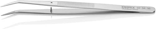 KNIPEX Präzisionspinzette L.155mm 45Grad gew.verchr.KNIPEX