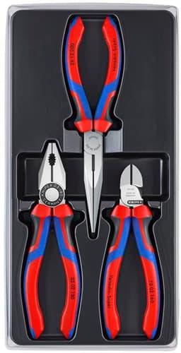 KNIPEX Zangensatz Montage-Paket Inh.3tlg.Ku.-Tiefziehteil KNIPEX