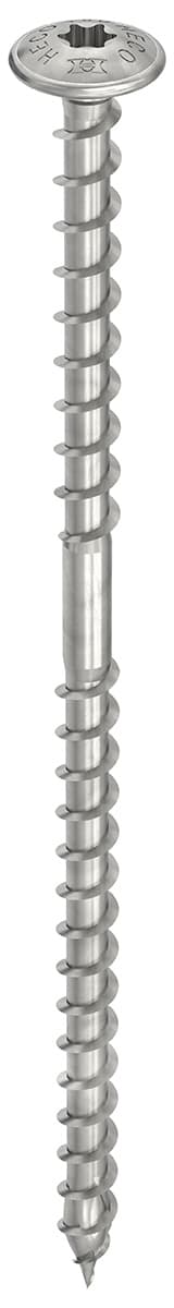 HECO TOPIX-plus T Solar A2 8,0 x 180, Tellerkopf, T-Drive, UK-Gewinde, blank, gleitbeschichtet