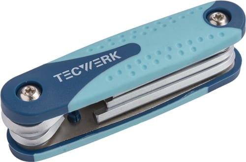 TECWERK Schraubendrehersatz 7-tlg.Handklapphalter SW 2-8mm S2-Stahl TECWERK