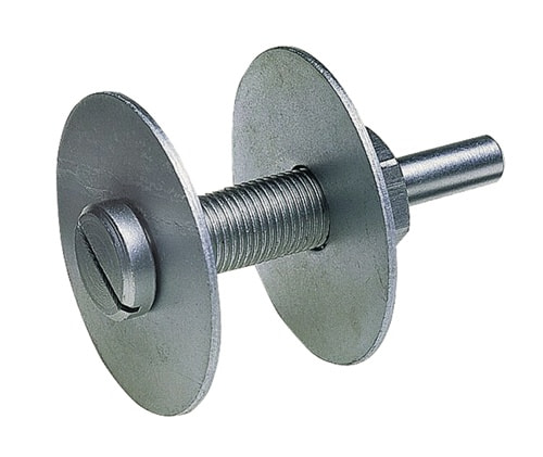 TECWERK Spannschaft f.Grobreinigungsscheiben Schaft-D.8mm f.Bohrungs-D.13mm TECWERK