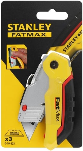 STANLEY Klappmesser FATMAX® L.140mm Kl.einziehbar Geh.Ku.SB STANLEY