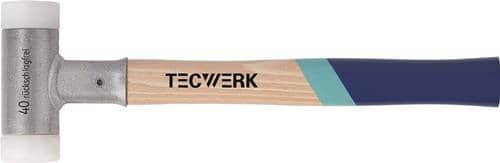 Schonhammer Hickory rückschlagfrei hart Nylon weiß TECWERK