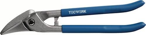Idealblechschere Stahl max. 0,8 mm Edelstahl max. 0,45 mm TECWERK