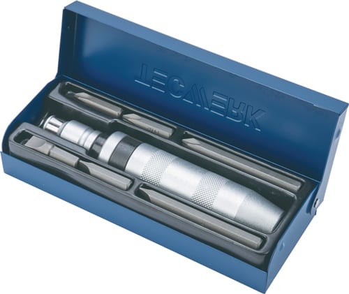 TECWERK Schraubenlösersatz 8-tlg.1/2 Zoll in Stahlbl.-Kass.TECWERK