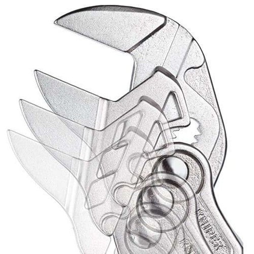 KNIPEX Zangenschlüssel L.150mm Spann-W.27mm verchr.Ku.-Überzug KNIPEX