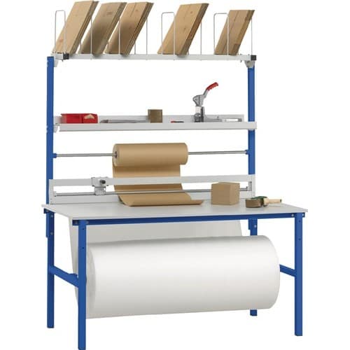Packtischset B2000xT800xH2205mm Aufbauten Variante 2