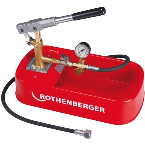 ROTHENBERGER Prüfpumpe RP 30 0-30bar R 1/2 Zoll Saugvolumen p.Hub ca.16 ml ROTHENBERGER