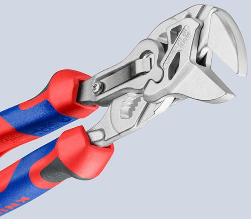 KNIPEX Zangenschlüssel L.150mm Spann-W.27mm verchr.Mehrkomp.-Hülle KNIPEX