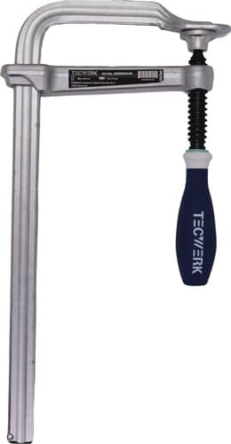 TECWERK Ganzstahlschraubzwinge Spann-W.600mm A.120mm 3-K-Griff TECWERK
