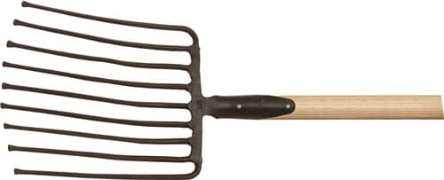 IDEAL Steingabel 9,Zinken-L.330mm m.Federdülle,o.Stiel STA IDEAL