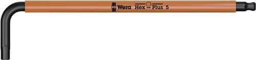 WERA Winkelschlüssel 950 SPKL HF Innen-6-kant SW5mm L.154mm Abgewinkelte-L.27mm Wera