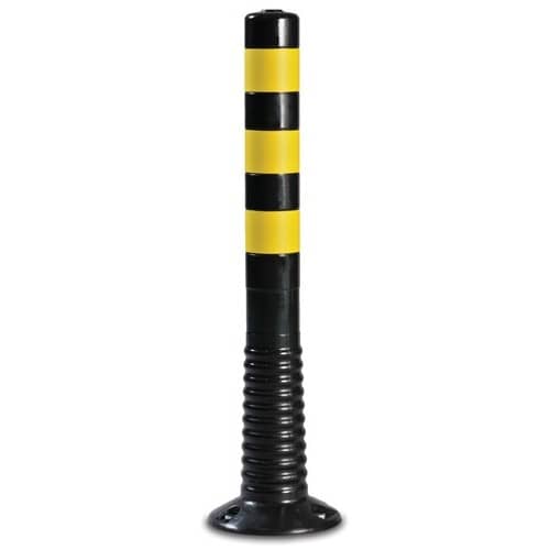 Sperrpfosten Ku.schwarz/gelb D.80mm z.Schr.H.ü.Flur=750mm