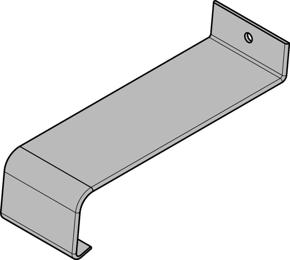 GUTMANN Stoßverbinder VT 250 o.Dicht, Ausladung 90mm, silberfarben blank