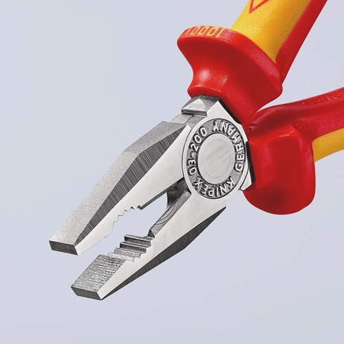 KNIPEX Kombizange L.200mm Mehrkomp.-Hüllen verchr.VDE KNIPEX