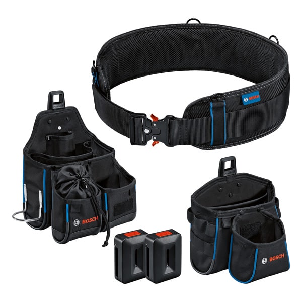 BOSCH Werkzeugtasche Werkzeug-Set: je 1x Gürtel 108, GWT 2, GWT 4, 2x ProClick Holder