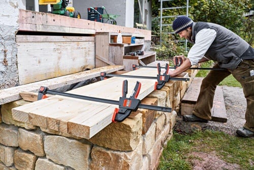 BESSEY Einhandzwinge EZ Spann-W.150mm A.80mm Spreiz-W.160-300mm BESSEY