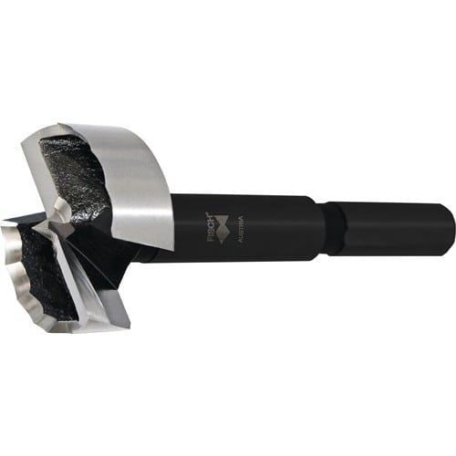 FISCH-TOOLS Forstnerbohrer Type 0317 Wave Cutter D.34mm Gesamt-L.90mm Schaft-D.10mm