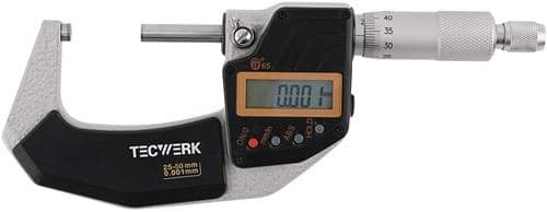 TECWERK Bügelmessschraube DIN 863/1 IP65 25-50mm dig.TECWERK