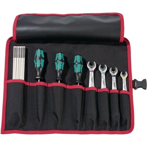 PARAT Werkzeugrolltasche 8 Fächer B410xH330mm Nyl.schwarz/rot PARAT