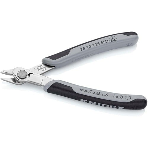 KNIPEX Elektronik-Seitenschneider Super-Knips® L.125mm Form 1 Facette nein pol.KNIPEX