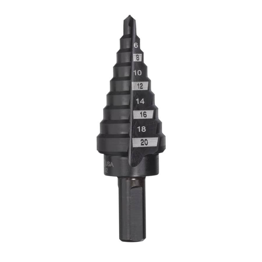 MILWAUKEE 4 bis 20 mm, 2 mm Stufen Stufenbohrer