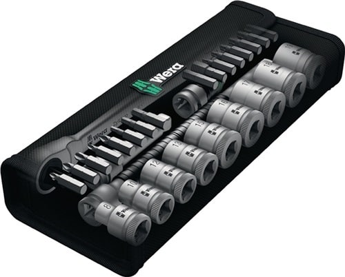 WERA Steckschlüsselsatz Zyklop Metal 29-tlg.3/8 Zoll SW 8-19mm Z.72 6KT WERA