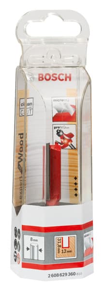 BOSCH Nutfräser Expert for Wood, 8 mm, D1 12 mm, L 31,8 mm, G 63,8 mm