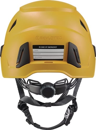 SKYLOTEC Kletterhelm INCEPTOR GRX-MTN gelb Polycarbonat/Acrylnitril-Butadien-Styrol