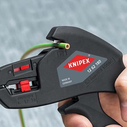 KNIPEX Automatikabisolierzange L.180mm 0,2-6 (AWG 24-10) mm² KNIPEX