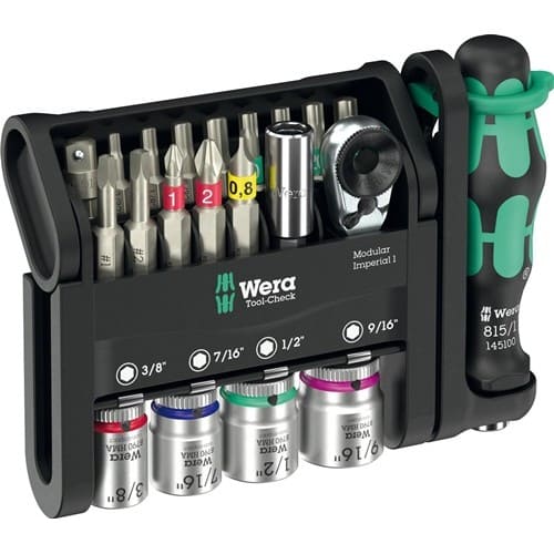 WERA Bitsortiment Tool-Check Modular Imperial 1 21-tlg.WERA