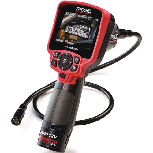 RIDGID Akku-Inspektionskamera micro CA-350x 3,5 Zoll 320x240 17mm LED 4