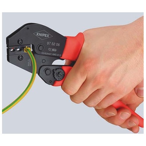 KNIPEX Crimpzange L.250mm 0,5- 6 (AWG 20-10) mm² 565g KNIPEX