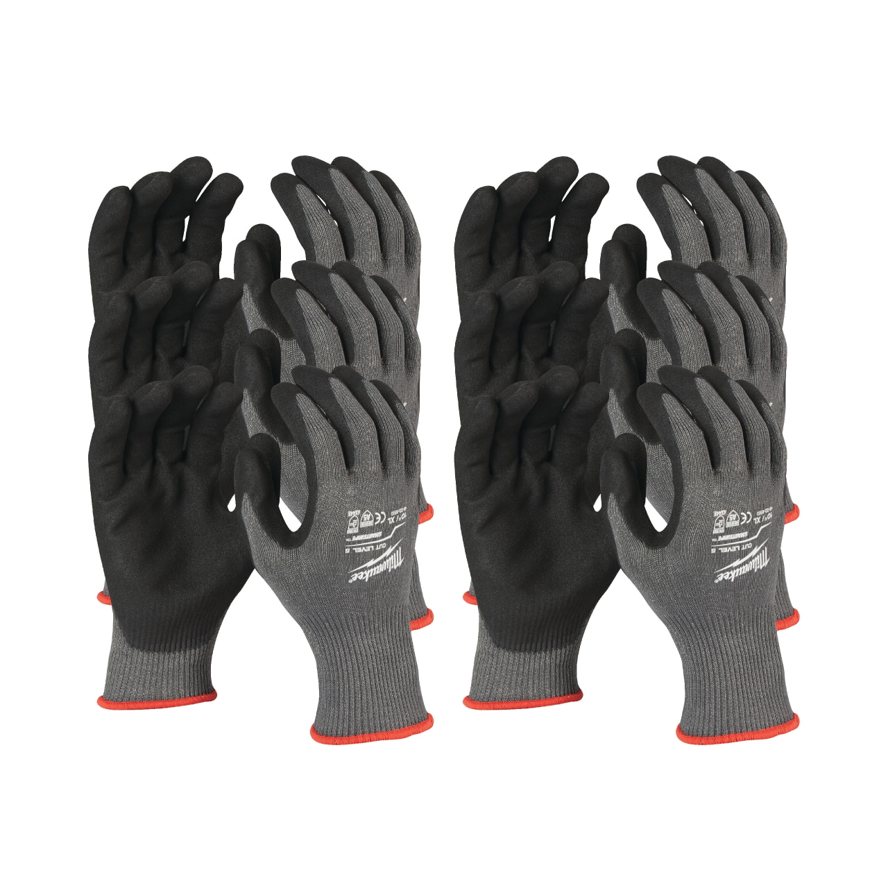 MILWAUKEE Größe 11 (XXL) 12er Pack Schnittschutzhandschuhe Klasse 5/E