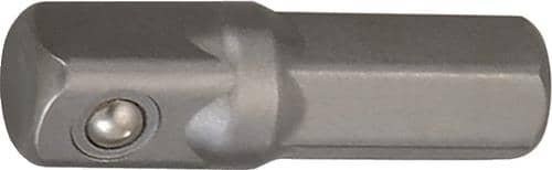 TECWERK Adapter Antriebs-6-KT.1/4 Zoll Abtriebs-4-KT.1/4 Zoll L.25mm TECWERK