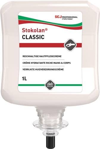 SC JOHNSON PROFESSIONAL Hautpflegecreme Stokolan® Classic 1l leicht parfümiert Kartusche