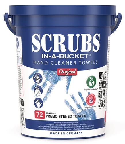 SCRUBS Handreinigungstuch o.Eins.v.Wasser 72 St.1 Eimer