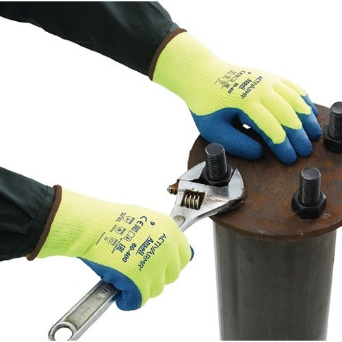 ANSELL Kälteschutzhandschuhe ActivArmr® 80-400 Gr.10 gelb/blau EN 388,EN 511,EN 407