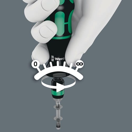 WERA Drehmomentschraubendreher 7461 1,2-3 Nm 1,2 Nm WERA