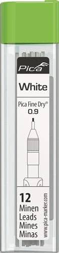 PICA Ersatzmine 12x weiß präzises Anzeichnen 12 Minen/Set PICA