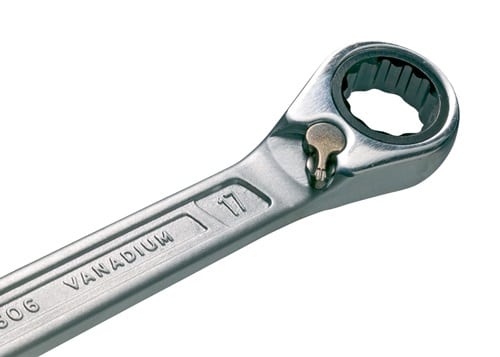 HAZET Maulringratschenschlüssel 606 SW 21mm L.291,5mm umschaltbar,Rings.15Grad HAZET
