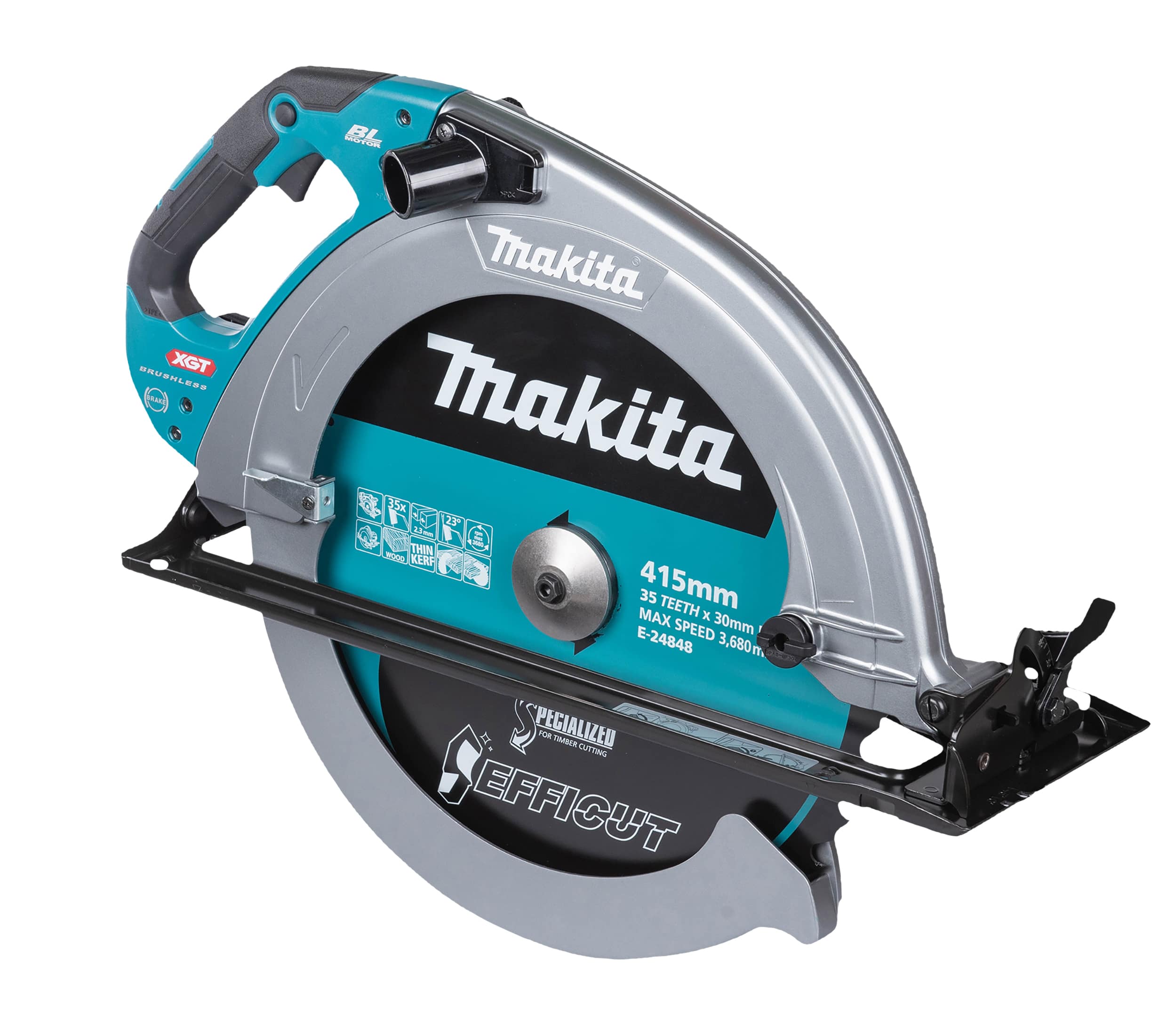 MAKITA Akku-Handkreissäge 40V ohne Akku und Ladegerät HS013GZ