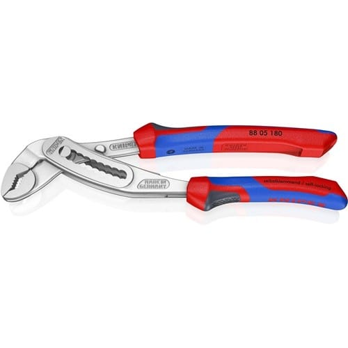 KNIPEX Wasserpumpenzange Alligator® L.180mm Spann-W.36mm verchr.Comfort-Griff KNIPEX