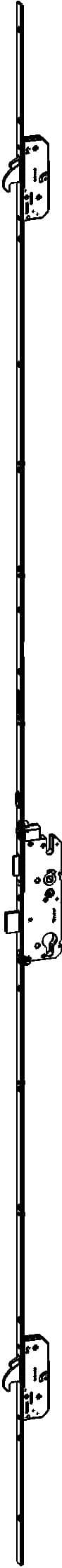 WINKHAUS Automatik Mehrfachverriegelung T-AV4D-F1669 L124P/45 A9 94/8 KABAM2RSMC,