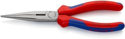 KNIPEX Flachrundzange L.200mm pol.ger.Comfort-Griff KNIPEX