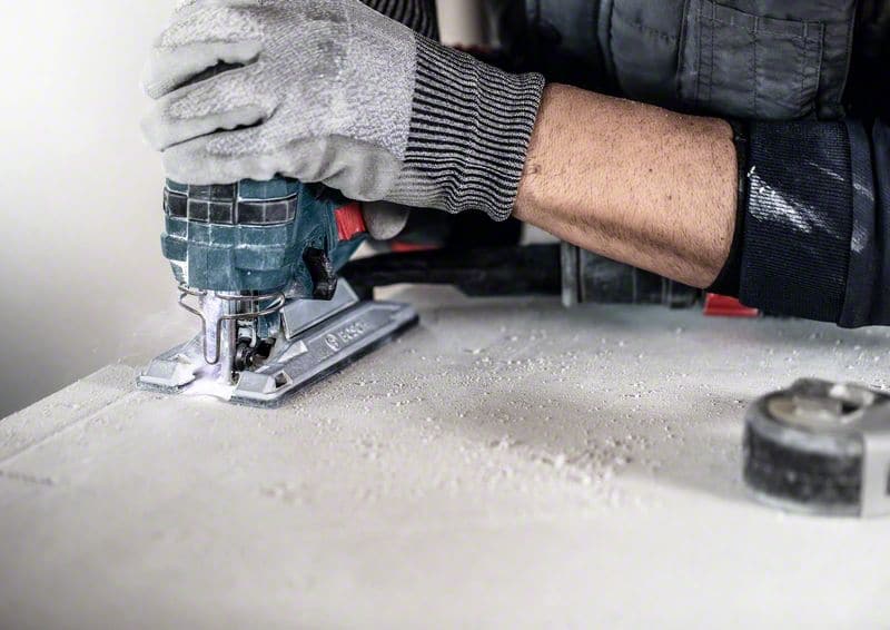 BOSCH EXPERT ‘Fiber Plaster’ T 341 HM Stichsägeblatt, 3 Stück. Für Stichsägen