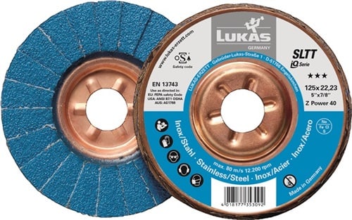 Fächerscheibe SLTT Z Power INOX Zirkonkorund LUKAS