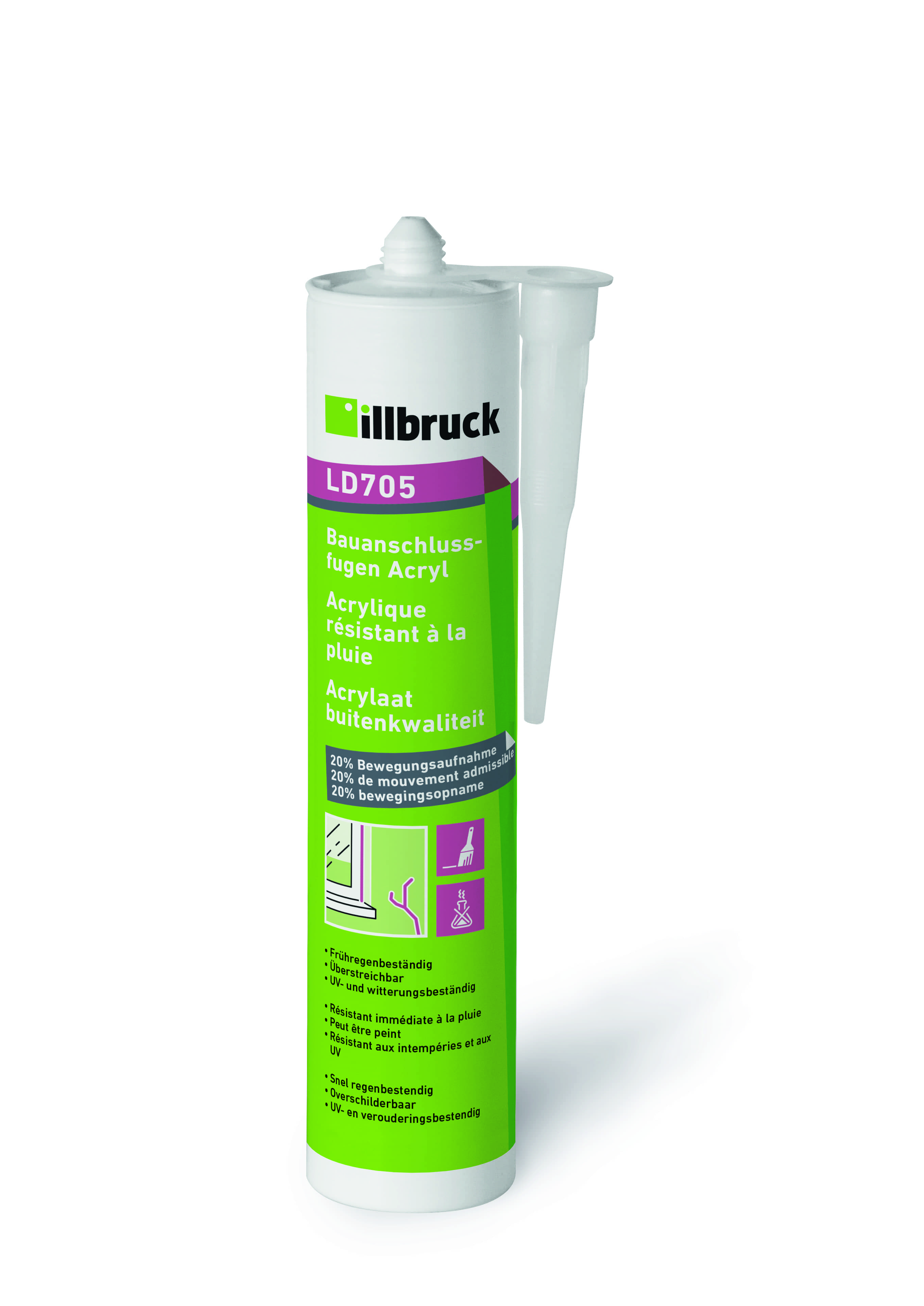 ILLBRUCK LD705 Bauanschlussfugen Acryl